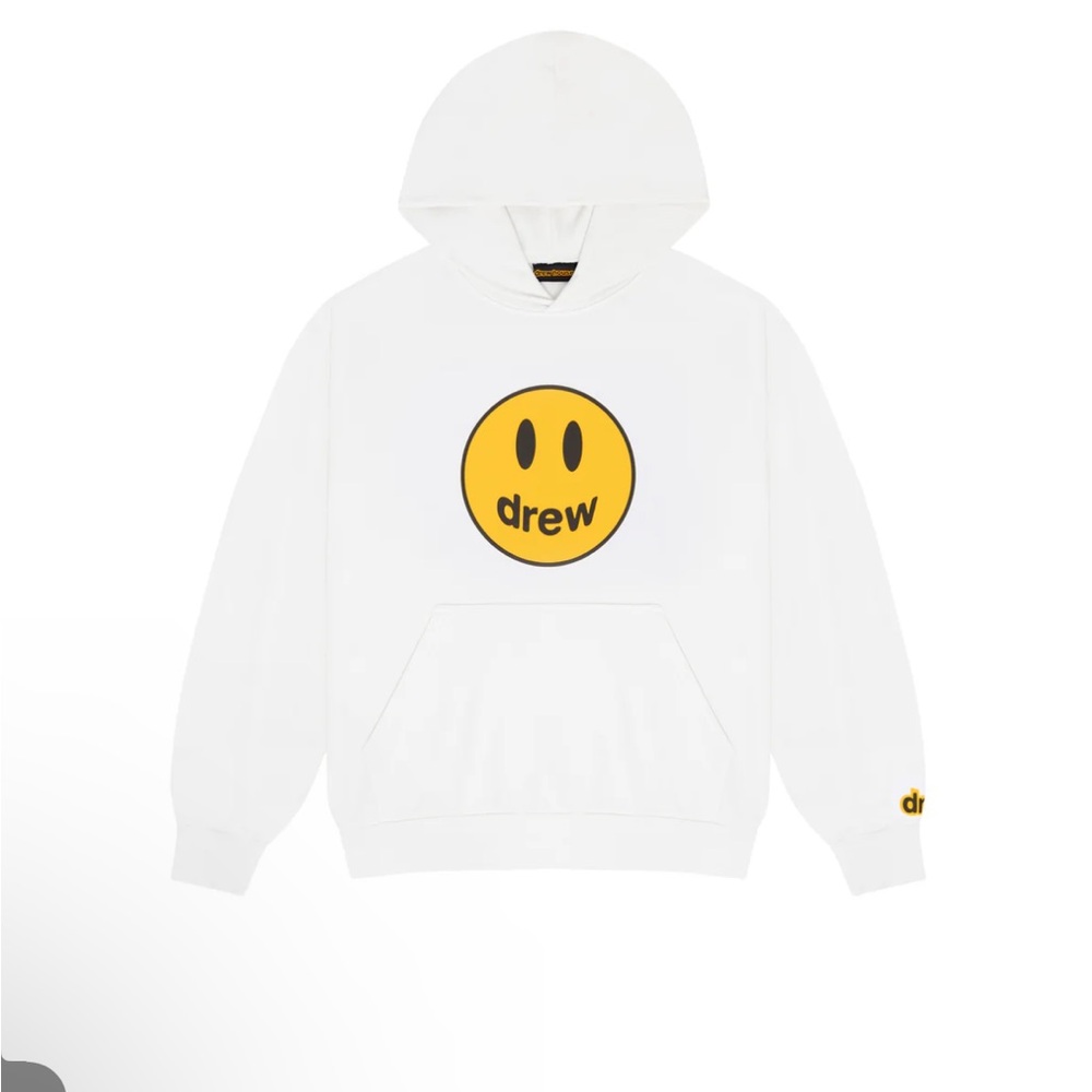 Genuine white drew house mascot hoodie